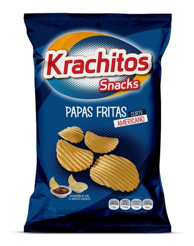 Papas Fritas Krachitos 110g Corte Americano