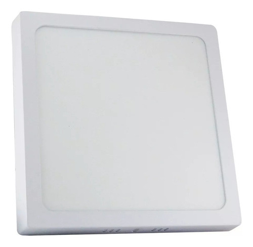 Lampara Panel Led 24w Superficial Techo Cuadrada Spot 