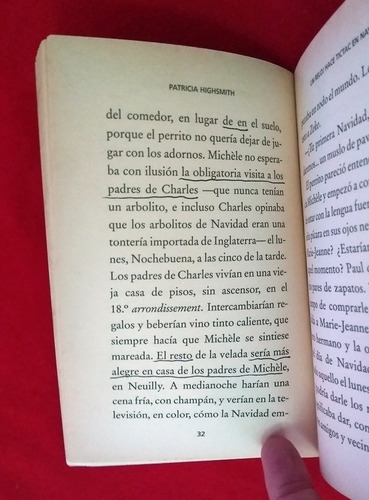 Patricia Highsmith - Un Reloj Hace Tictac En Navidad; Sustan (Usado)