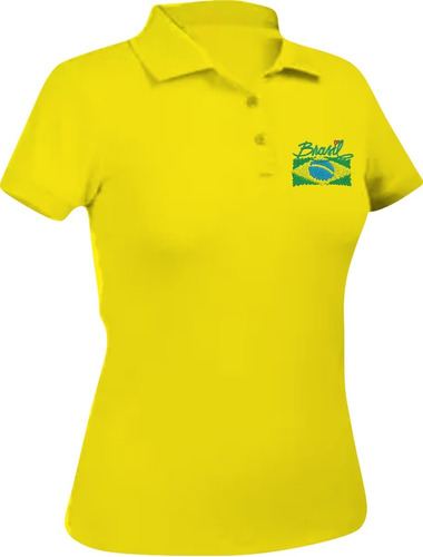 Camisa Brasil Polo