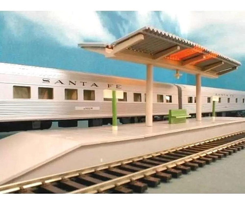 Estación de plataforma en miniatura Ho Frateschi 1502