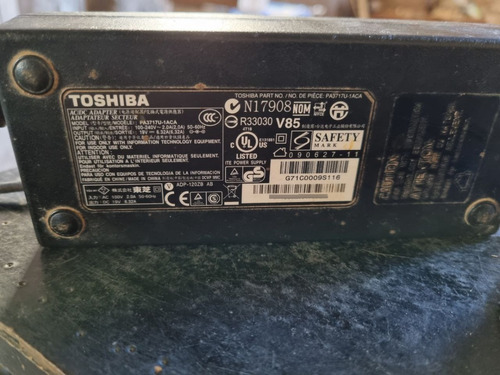 Cargador Notebook Toshiba 19v 6.32a