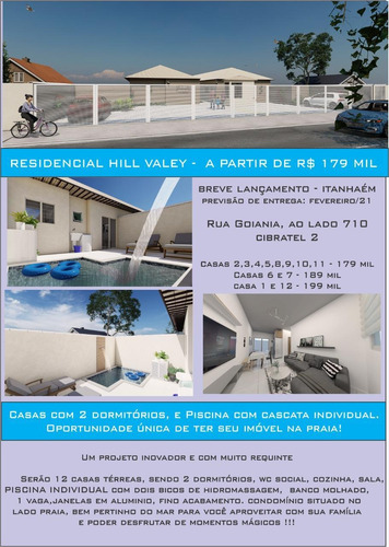 Imagem 1 de 14 de Ref-902 Casas Em Condomínio Em Itanhaem Res.hill Valey