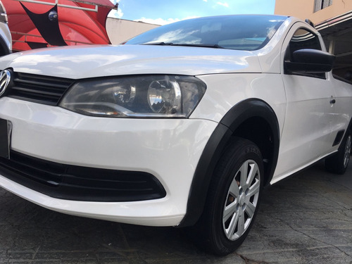Imagem 7 de 15 de Volkswagen Saveiro Trendline 1.6 Branco 2016