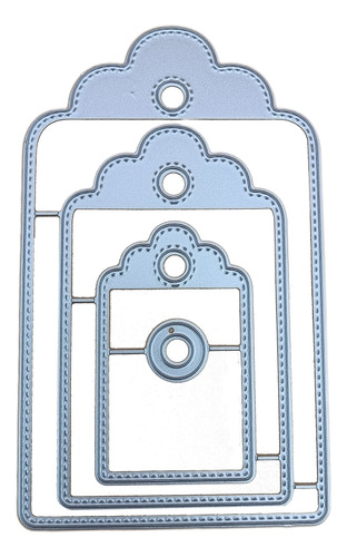 (2 #mold) Tag Metal Cutting Dies Stencil, Álbum De Recortes,