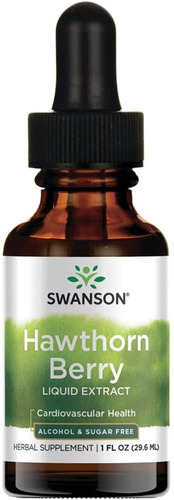 Hawthorn Berry Liquido Gotitas Swanson Envio Gratis