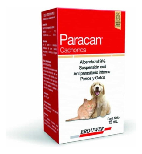 Antiparasitario Cachorro Paracan 15ml Paracan Cachorro 15 Ml