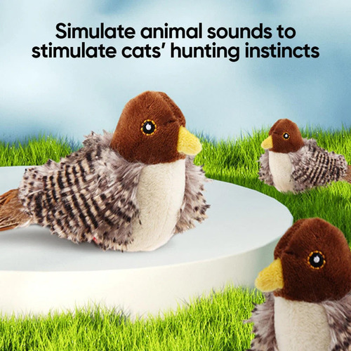 Juguetes Interactivos Para Gatos, Pájaro Aleteo, Juguete