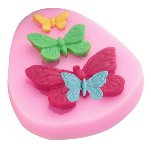 Molde Mariposas Silicona Fondant Repostería Resina Chocolate