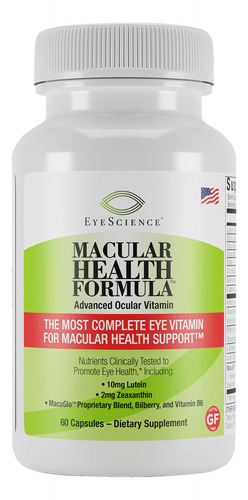 Eyescience Macular Health Beyond Areds2 Formula, Vitamina Oc