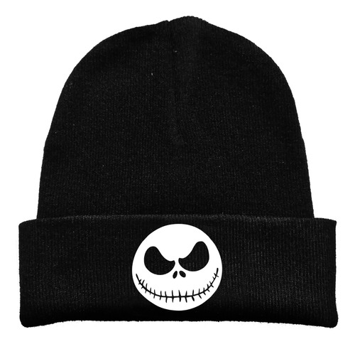 Gorro Lana Jack Skellington Vintage Tv Estampado Urbanoz