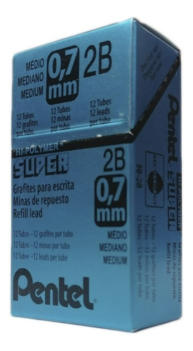 Mina 07mm. Pentel / Caja Con 12 Set