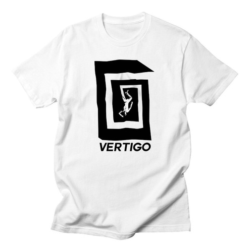 Remera Algodón 100 Cine Clasico Hitchcock Pelicula Vertigo 