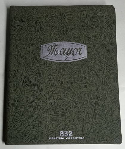Cuaderno Contable Mayor 99 Folios Dobles. Tapa V/ Colores