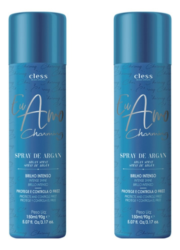 Kit 02 Hair Spray De Argan Eu Amo Charming Cless