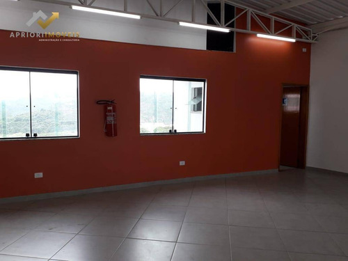 Salão Para Alugar, 220 M² Por R$ 3.600,00/mês - Vila Humaitá - Santo André/sp - Sl0069