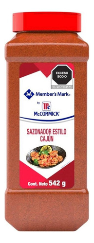 Sazonador Para Cajún Member's Mark By Mccormick 542 Gramos