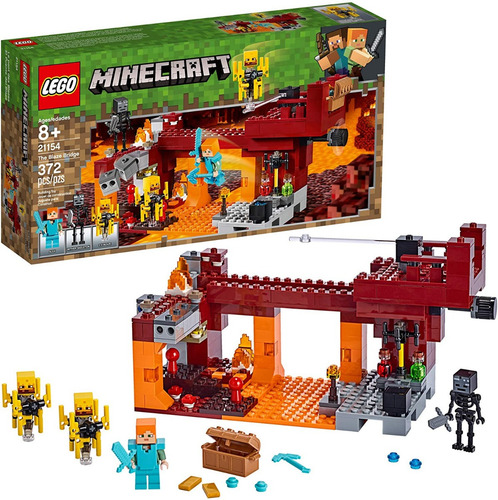 Lego Minecraft The Blaze Bridge 21154 Kit De Const (372 Pza)