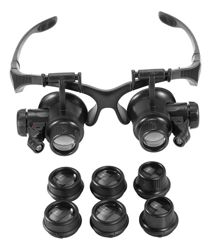 Lupa De La Cabeza Con La Cabeza Gafas De Lupa De Lupa Para