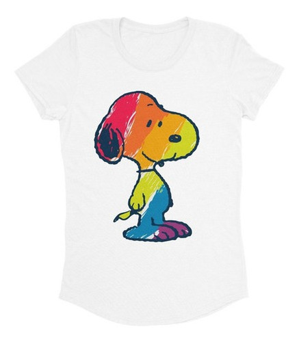 Imagen 1 de 4 de Remera Snoopy Colores 2