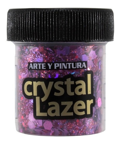 Escarchas Glitter Crystal Lila X2 Unids