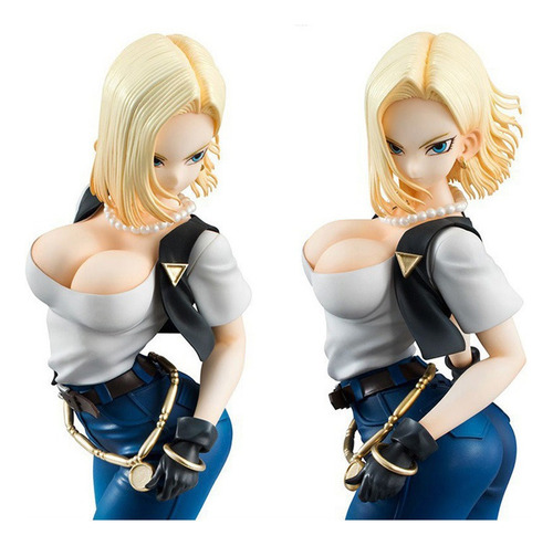 Dragon Ball Z - C18 Androide No Lazuli Figura Jeans 19 Cm
