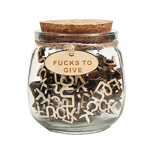 Jar Of Fucks Gift Jar Fucks To Give Fuck Wooden Cutout ...