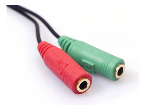 Adaptador Splitter Audio Microfono 2 A 1 Cel