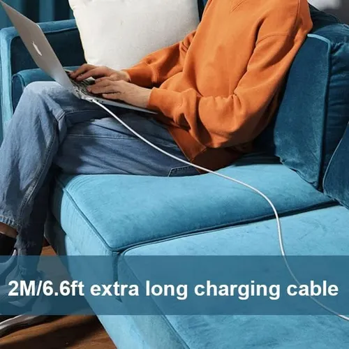 Cargador 96w Para Macbook Pro 13/15/16 Con Cable 2mts Usb C