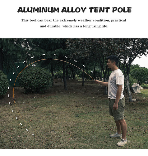 2 Piezas De Carpa Ajustables De Aleación De Aluminio, Barra