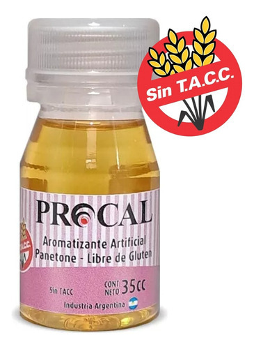 Aromatizante Panetone 35cc Sin Tacc Pan Dulce Libre Gluten