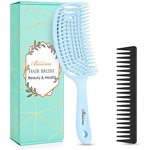 Hair Brush, Hair Detangling Brush With Ultra-soft Bristles B