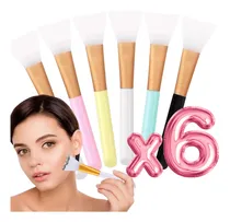 Comprar 1 Pincel Facial De Silicona Aplica Mascarillas Cremas Full Color Colores Surtidos