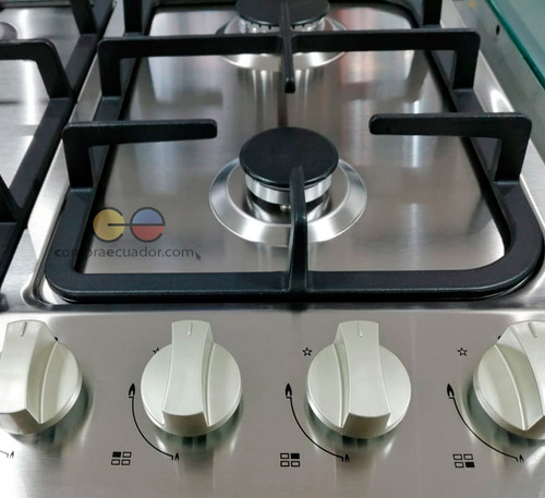 Rca Encimera A Gas 4 Hornillas Encendido Eléctrico Acerada