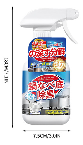 Detergente Antisuciedad X Pan Bottom, Limpiador Fuerte Para
