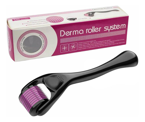 Dermaroller 0.75 mm 540 Agulhas Derma Roller System Anti Idade Smart Rolo Dermaroller Crescimento capilar