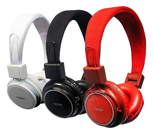 Auriculares Inalambricos Bluetooth Noga Ng-55bt Manos Libres Color Rosa