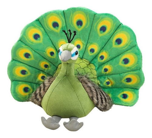 Muñeca De Pájaro De Peluche De Pavo Real De 30 Cm, Animal De