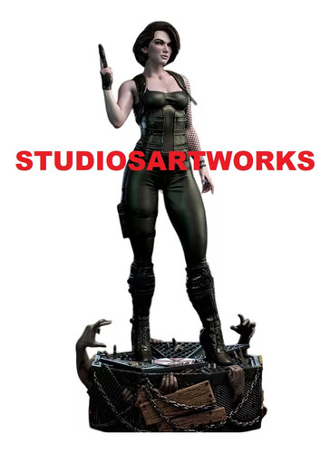 Jill Valentine Resident Evil Model Kit Armar Y Pintar 18cm