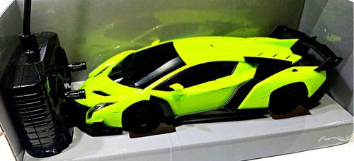 Auto Lamborghini Veneno 1:24 Radio Control Remoto Color Verde