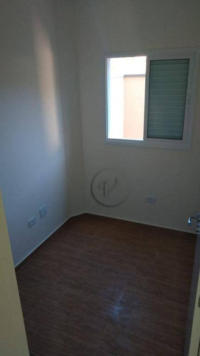 Apartamento Com 2 Dormitórios À Venda, 55 M² Por R$ 260.000,00 - Vila Pires - Santo André/sp - Ap10254