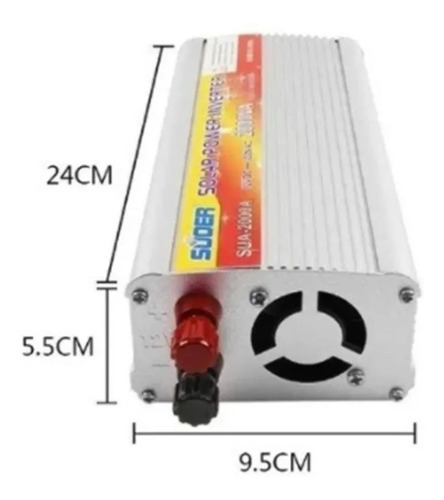 Imagen 3 de 6 de Inversor Voltaje Corriente 12va 220v Aut Portatil 2000w