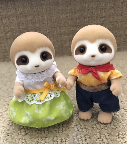 Sylvanian Families Fam. Perezosos. Ternurines,calico Critter