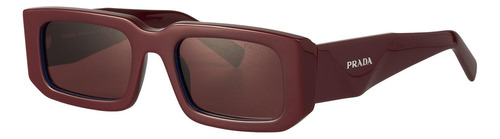 Prada Spr 06ys 16m-08s Square Shape Abstract Etruscan Blue (Usado)