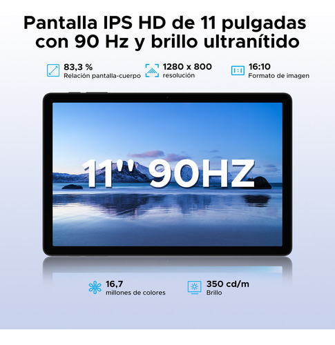 Doogee Tabg6 Android15 Tablet 11pulgadas Con Ratón Y Teclado