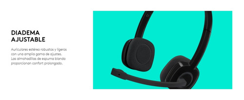 Auriculares gamer Logitech H151 negro
