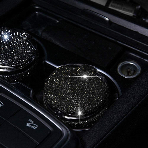 Cenicero De Diamante De Coche Con Led Y Tapa Para Automóvil