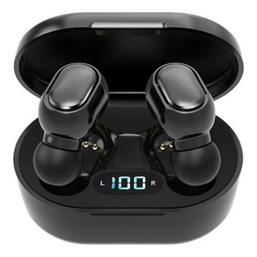 Auriculares In Ear Inalambrico E7s Bluetooth 5.3 Tws Negro 