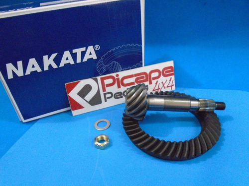 Imagem 3 de 6 de Coroa Pinhão Ranger 2.8 Maxion Troller 11x45 Nakata Nd01004