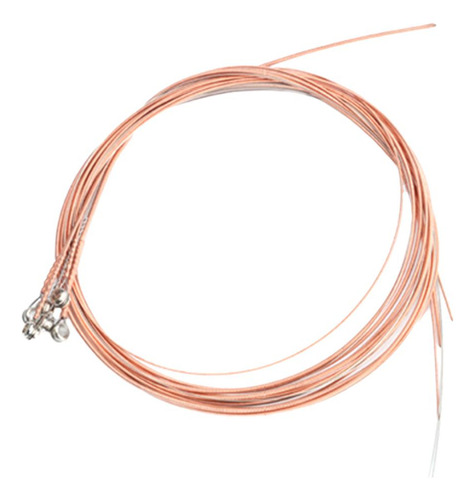 2 X 2-4 Pacotes De 6 Cordas De Aço Para Guitarra, 85cm